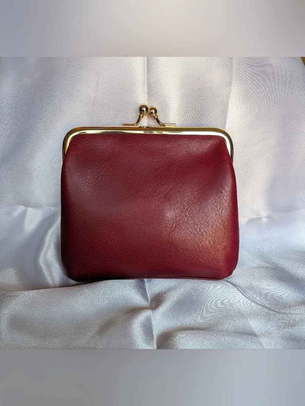 NWT! Dooney & Bourke Florentine Large Framed Purse in BORDEAUX